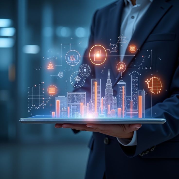 Cittadini che usano servizi digitali in città