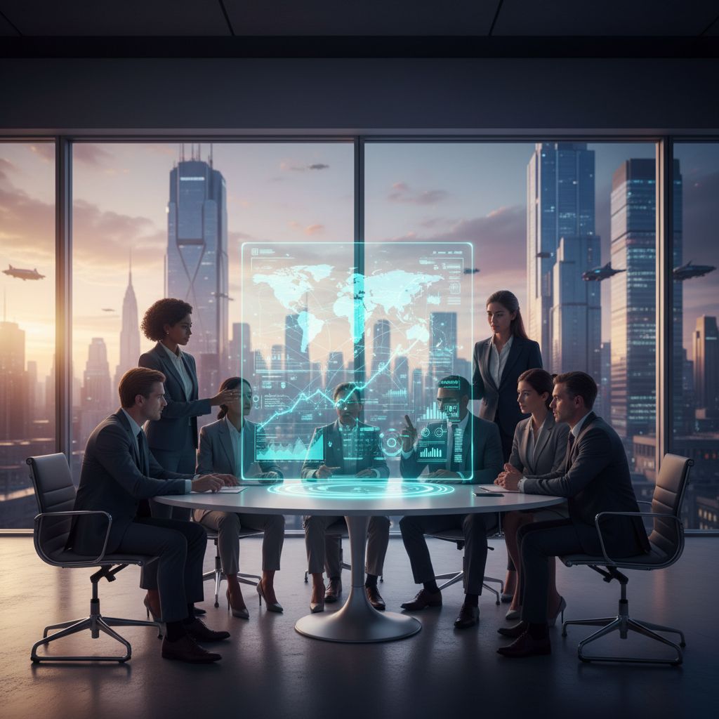 Famiglia che risparmia tempo grazie ai servizi smart