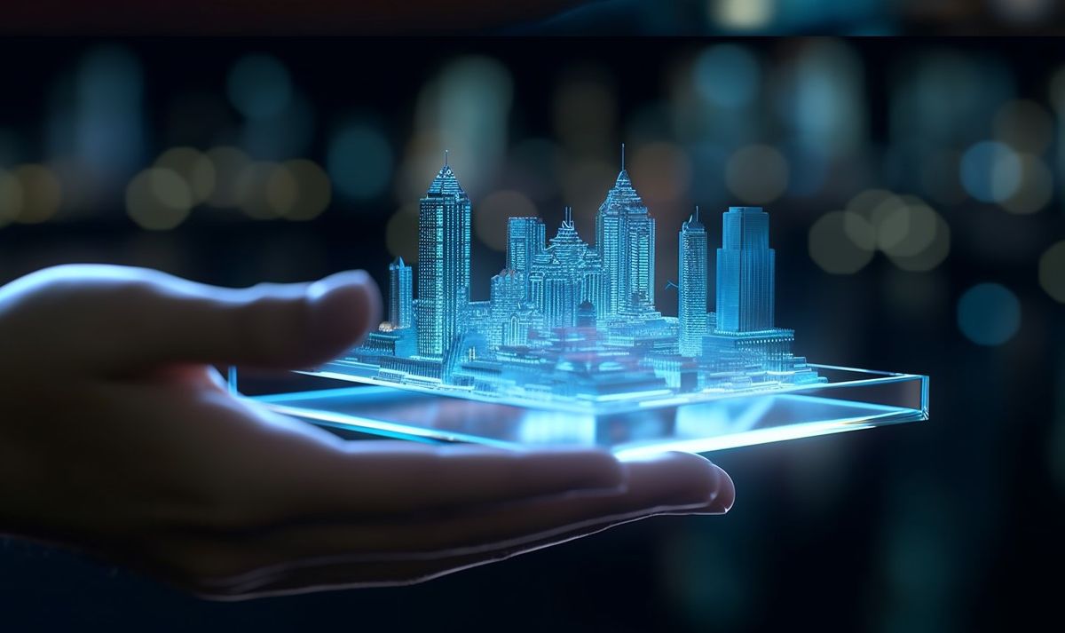 Mappa illustrativa con percorsi ridotti grazie ai servizi digitali