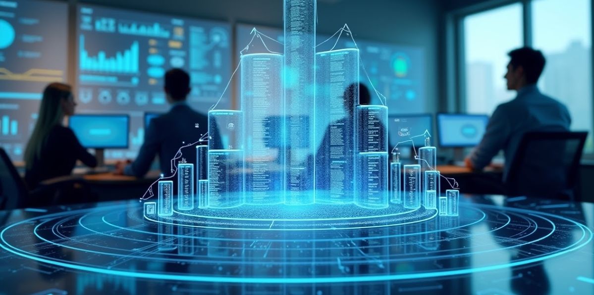 Illustrazione di una coda allo sportello in una città italiana